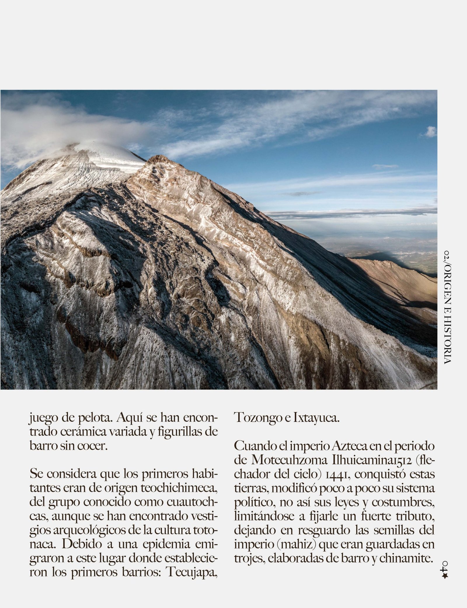 El Pico de Orizaba como presencia territorial de Coscomatepec
